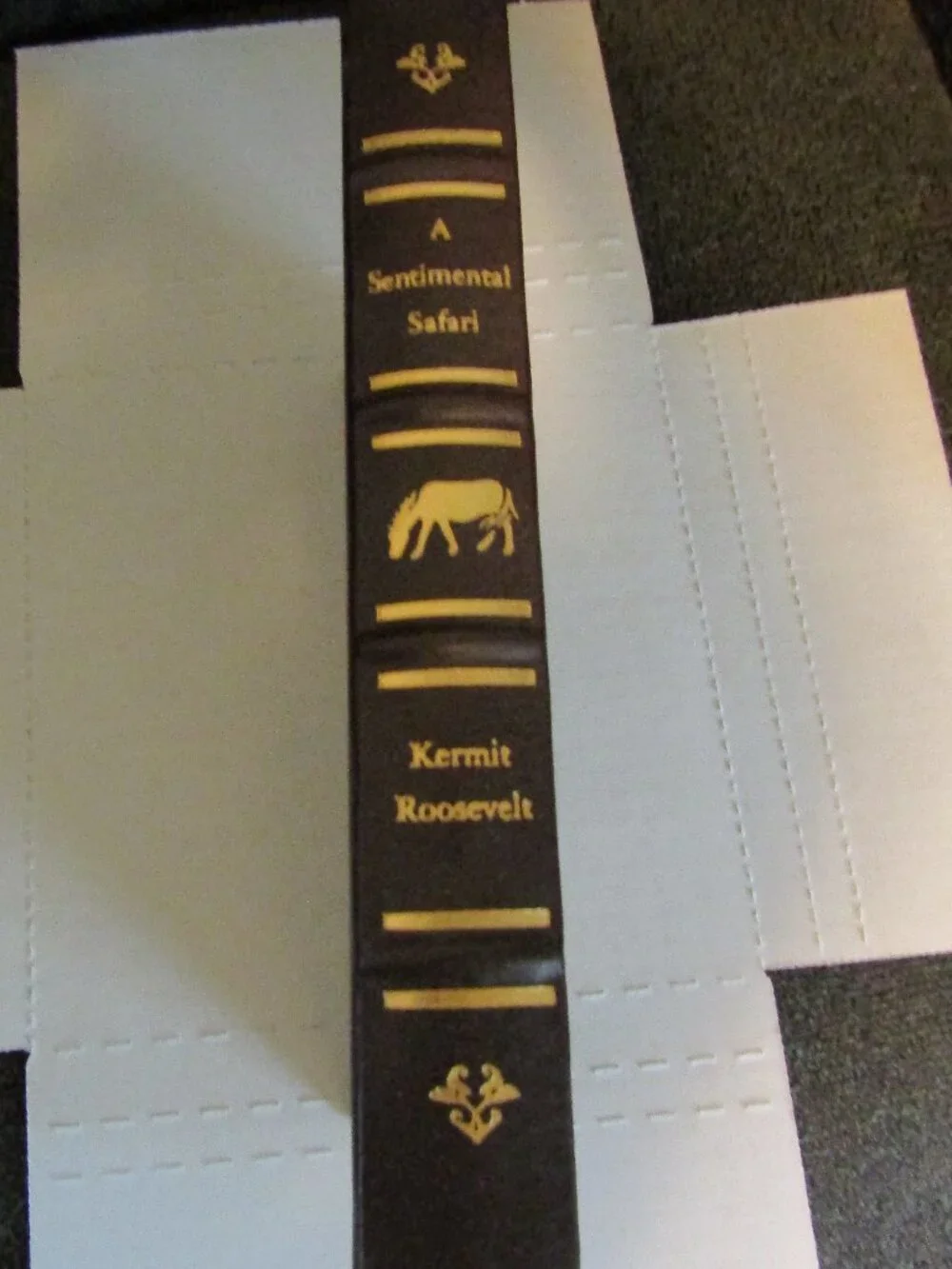 Theodore Roosevelt Hunting Book MINT A SENTIMENTAL SAFARI